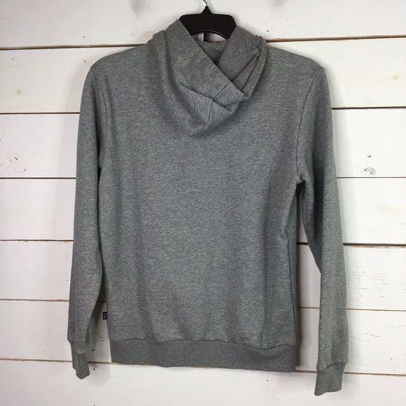 New Puma Essentials Fleece Hoody Pullover  Gray - Picture 2 of 8